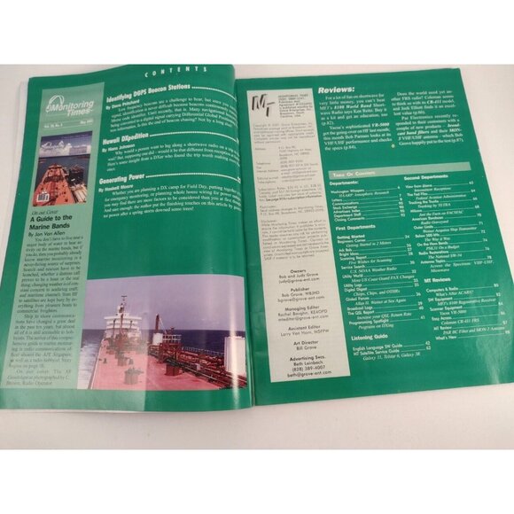 Monitoring Times Magazine Complete Guide to Marine Frequencies May 2001 Radio - Picture 2 of 7